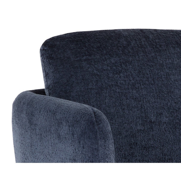 Gilley Swivel Lounge Chair - Bergen Navy