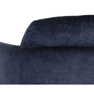Gilley Swivel Lounge Chair - Bergen Navy