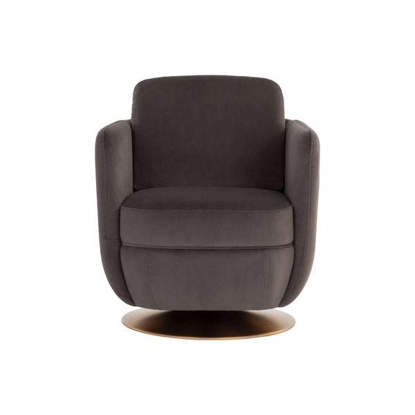 Gilley Swivel Lounge Chair - Meg Ash