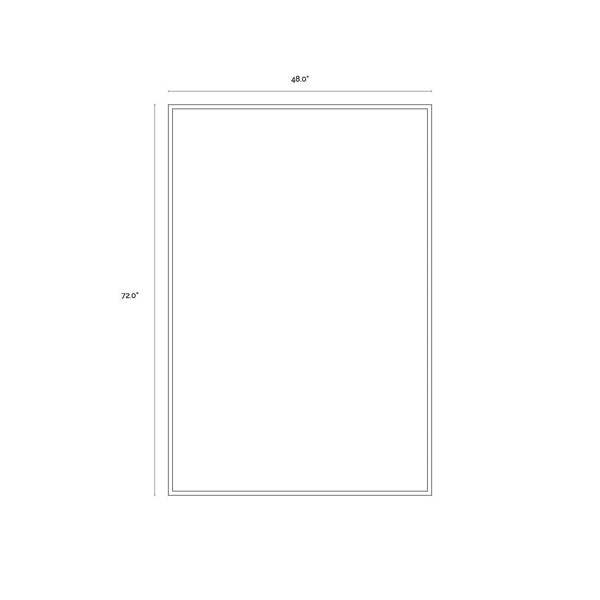 Glacial Rock - 48" X 72" - Black Floater Frame