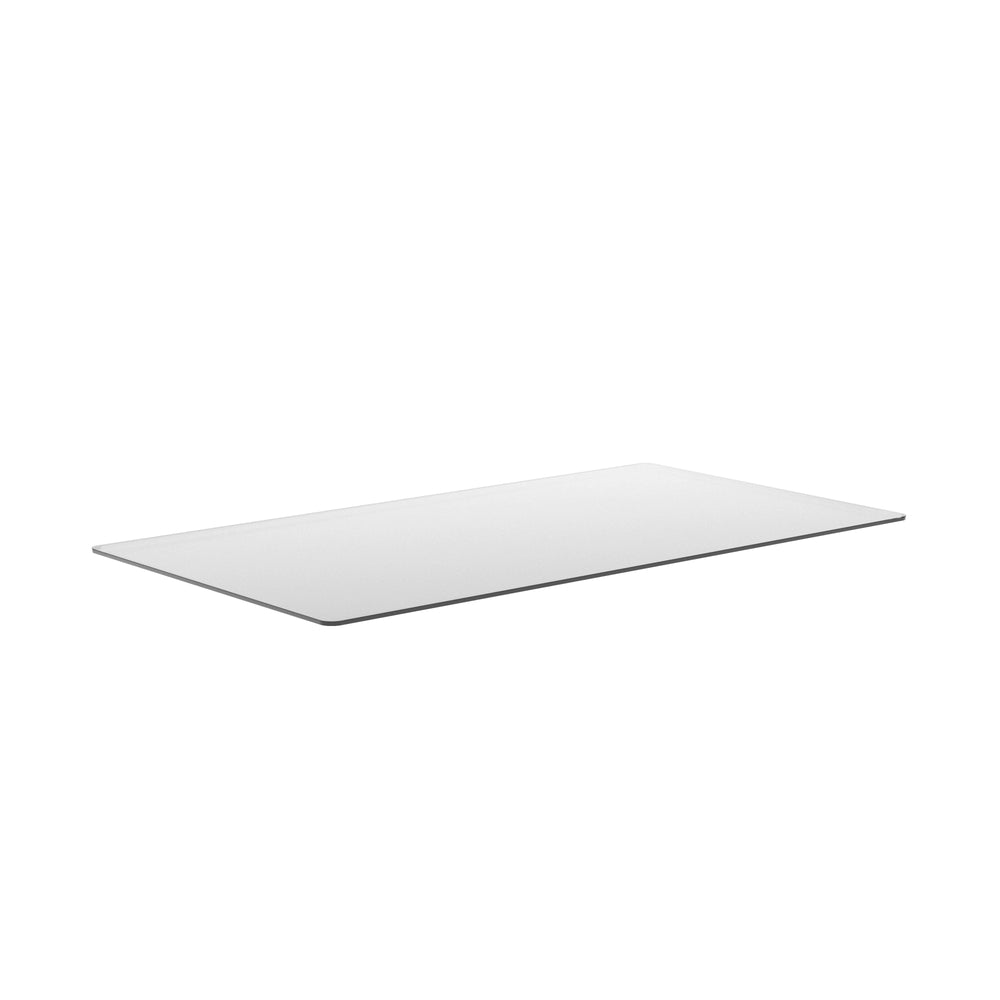 Glass Dining Table Top Rectangular - Clear - 86.5"