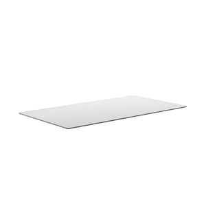 Glass Dining Table Top Rectangular - Clear - 86.5"