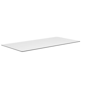 Glass Dining Table Top Rectangular - Clear - 96"