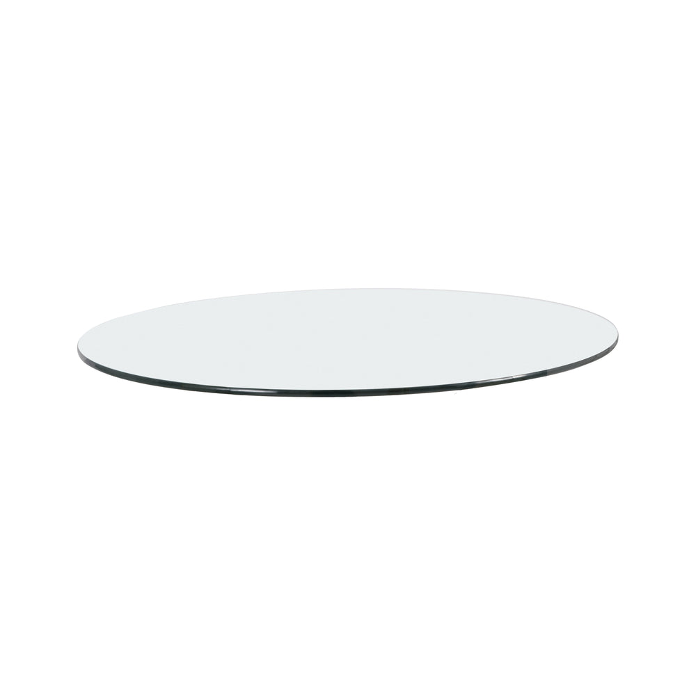 Glass Dining Table Top Round - Clear - 59"