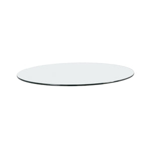 Glass Dining Table Top Round - Clear - 59"
