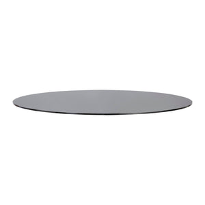 Glass Dining Table Top Round - Smoke Grey - 59"