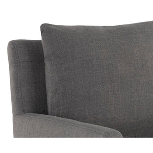 Glenrose Wheeled Dining Armchair - Effie Linen