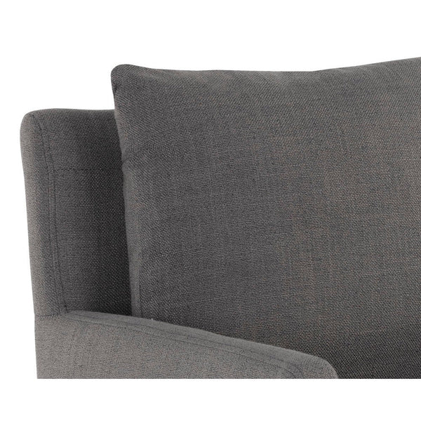 Glenrose Wheeled Dining Armchair - Effie Linen