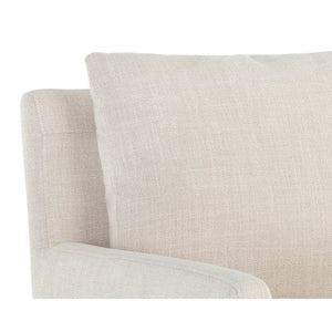 Glenrose Wheeled Dining Armchair - Effie Linen