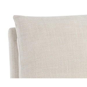 Glenrose Wheeled Dining Chair - Effie Linen