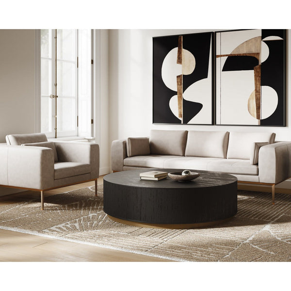 Good Neighbours (Set Of 2) - 40" X 54" - Black Floater Frame