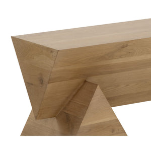 Gregor Bench - Rustic Oak