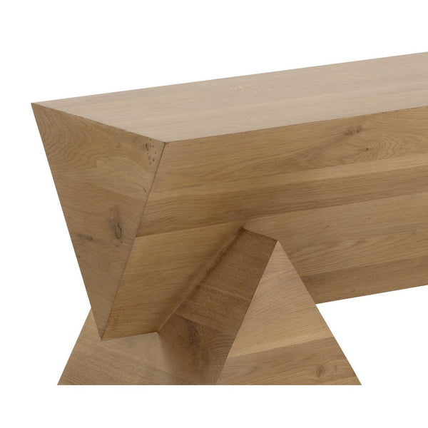 Gregor Bench - Rustic Oak