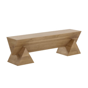 Gregor Bench - Rustic Oak