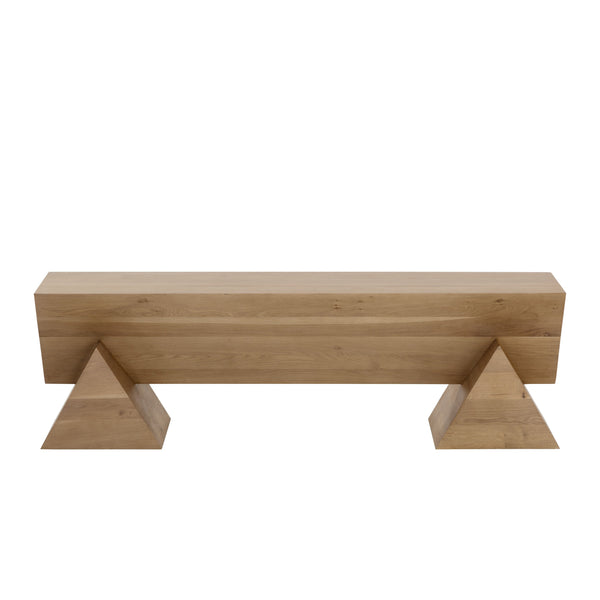 Gregor Bench - Rustic Oak
