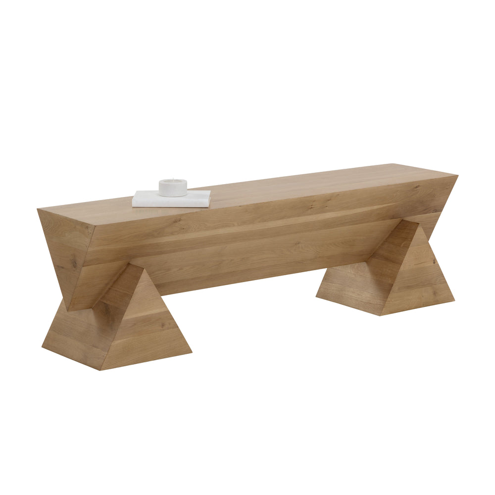 Gregor Bench - Rustic Oak