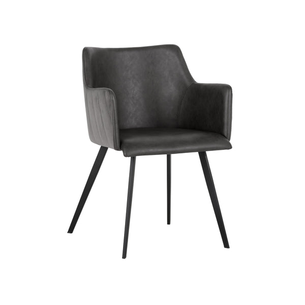 Griffin Dining Armchair - Town Grey / Roman Grey