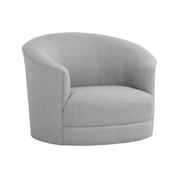 Grimaldi Swivel Armchair - Liv Dove