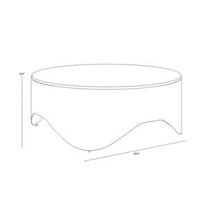 Guinevere Coffee Table - Versace Greige