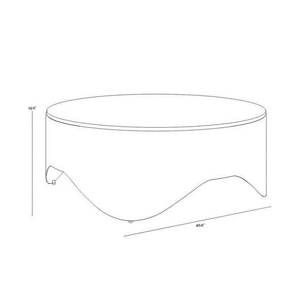 Guinevere Coffee Table - Versace Greige