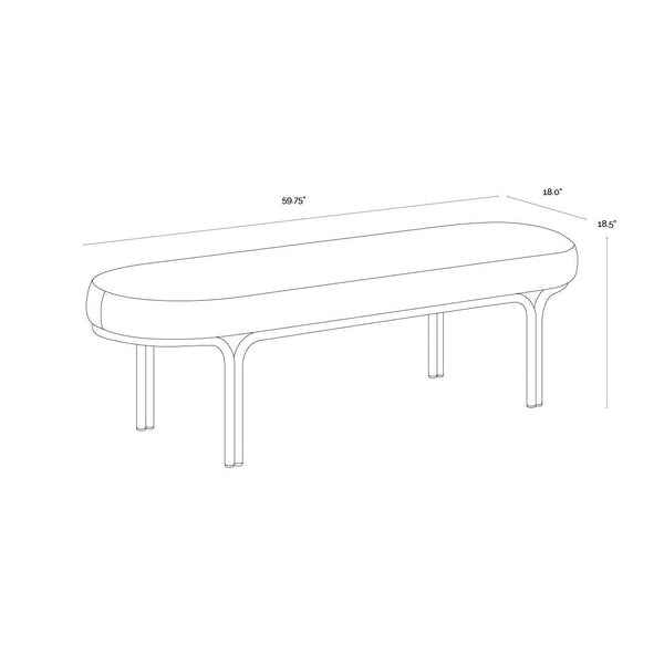 Gwen Bench - Nono Cream