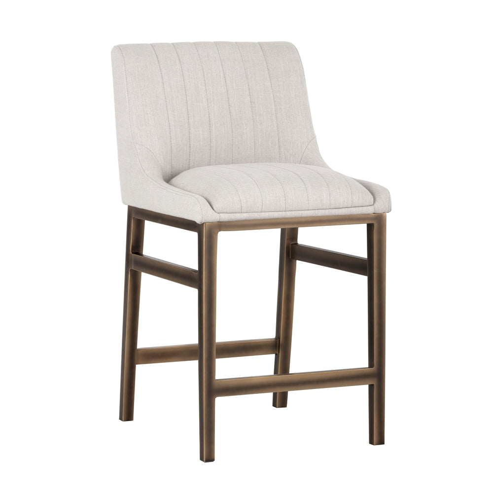 Halden Counter Stool - Beige Linen