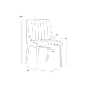 Halden Dining Chair - Vintage Black