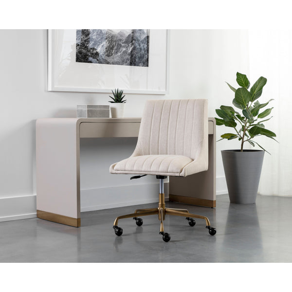 Halden Office Chair - Beige Linen