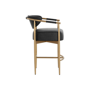 Heloise Counter Stool - Bravo Black