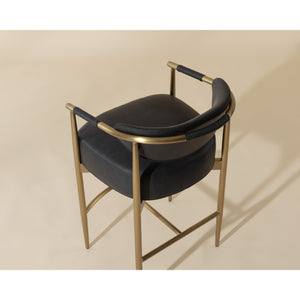 Heloise Counter Stool - Bravo Black