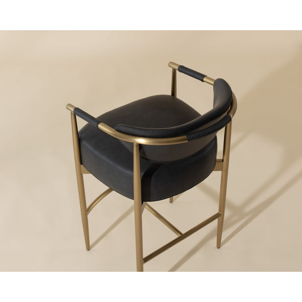 Heloise Counter Stool - Bravo Black