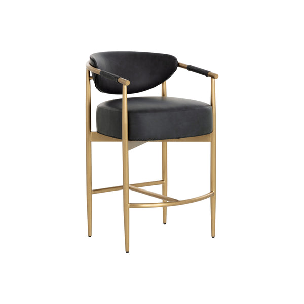Heloise Counter Stool - Bravo Black