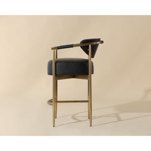 Heloise Counter Stool - Bravo Black