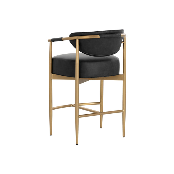 Heloise Counter Stool - Bravo Black