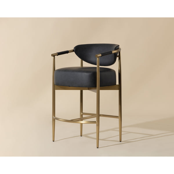 Heloise Counter Stool - Bravo Black