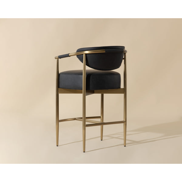 Heloise Counter Stool - Bravo Black
