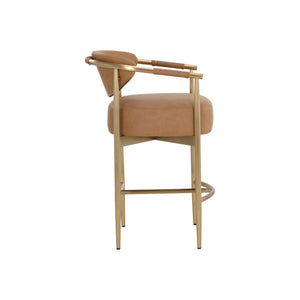 Heloise Counter Stool - Milliken Cognac