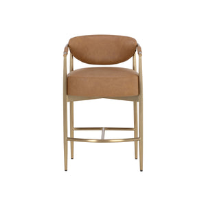 Heloise Counter Stool - Milliken Cognac