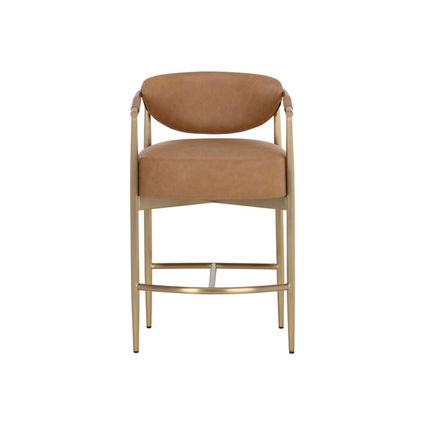 Heloise Counter Stool - Milliken Cognac