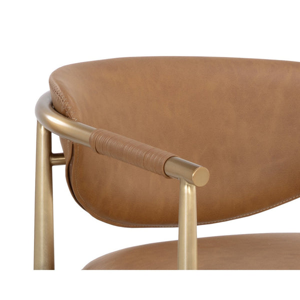 Heloise Counter Stool - Milliken Cognac