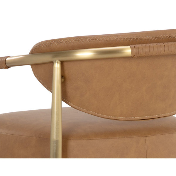 Heloise Counter Stool - Milliken Cognac