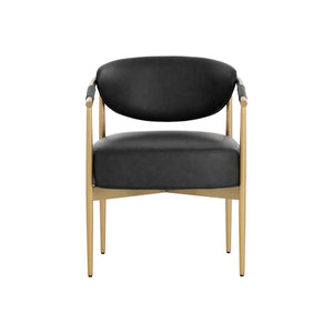 Heloise Dining Armchair - Bravo Black
