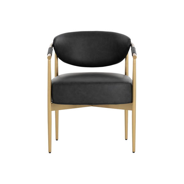 Heloise Dining Armchair - Bravo Black