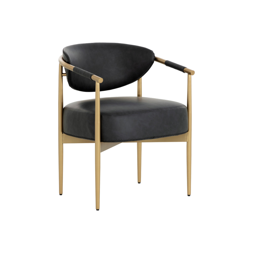 Heloise Dining Armchair - Bravo Black