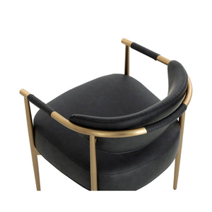 Heloise Dining Armchair - Bravo Black