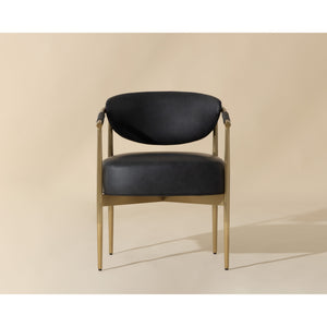 Heloise Dining Armchair - Bravo Black