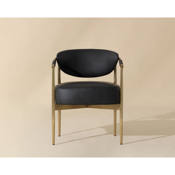 Heloise Dining Armchair - Bravo Black