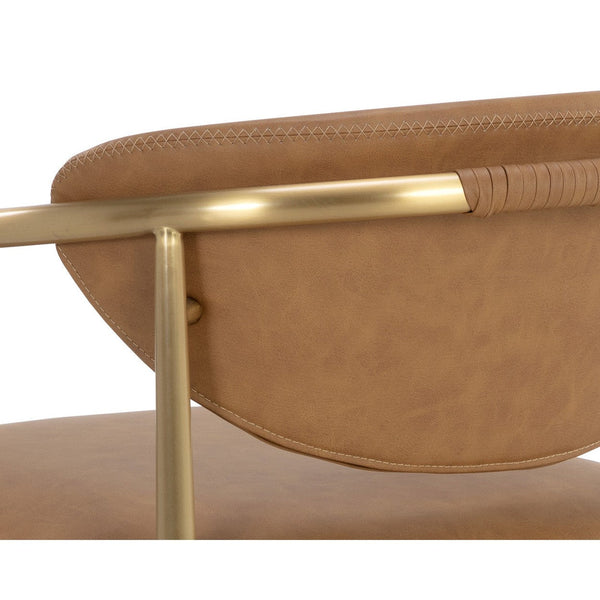 Heloise Dining Armchair - Milliken Cognac