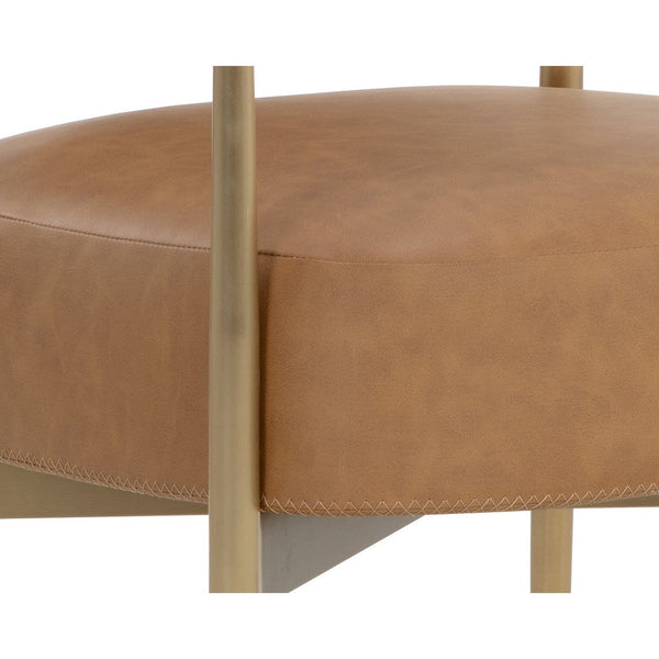 Heloise Dining Armchair - Milliken Cognac
