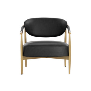Heloise Lounge Chair - Bravo Black